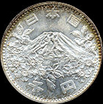 古銭　1964年 東京オリンピック 千円銀貨 10枚 昭和39年 記念硬貨 A 東京オリンピック記念 1000円銀貨 1964年(S39年銘) 未使用-1305