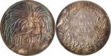 ドイツ領ニューギニア極楽鳥5マルク銀貨
